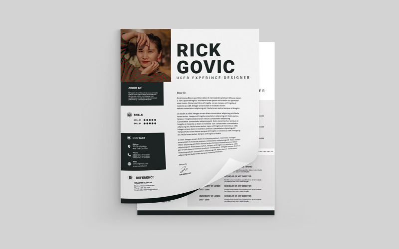 Rick Govic CV Resume Template