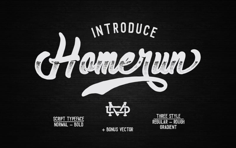 Homerun Script - Familjetypsnitt