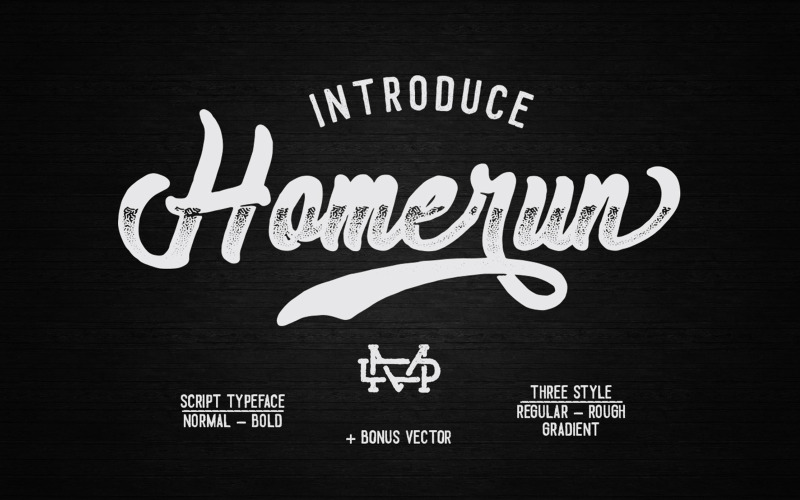 Сценарій Homerun - сімейний шрифт