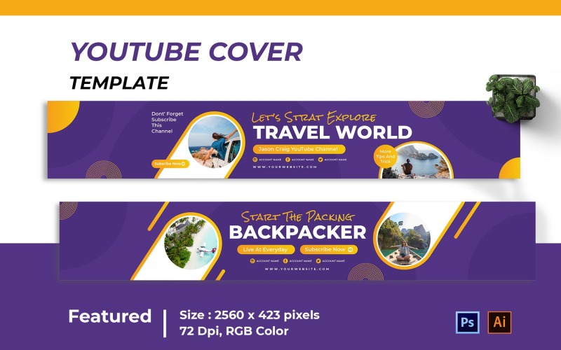 Copertina Youtube di Travel World