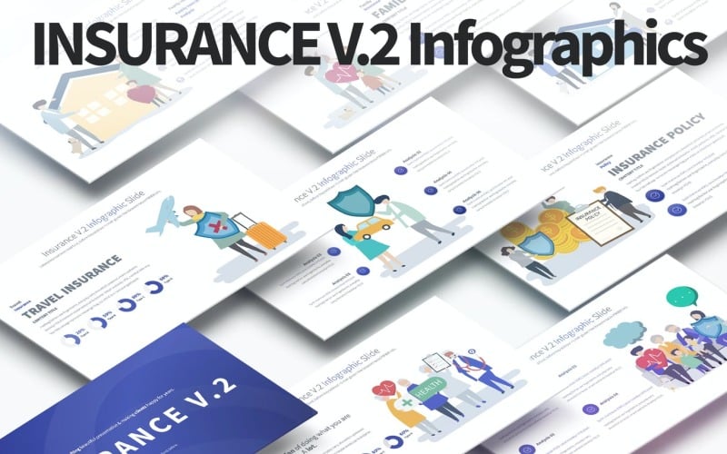 Insurance V.2 - PowerPoint Infographics Slides