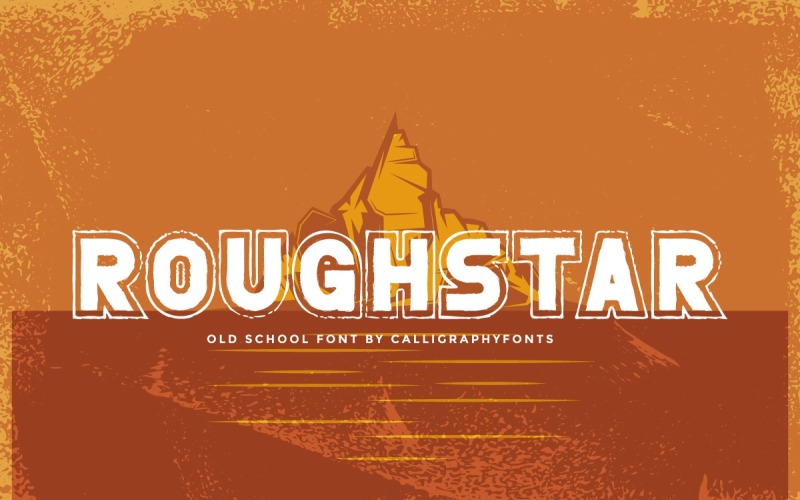 Carattere Old School Roughstar