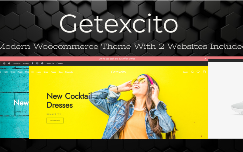 Getexcito - тема Wordpress WooCommerce