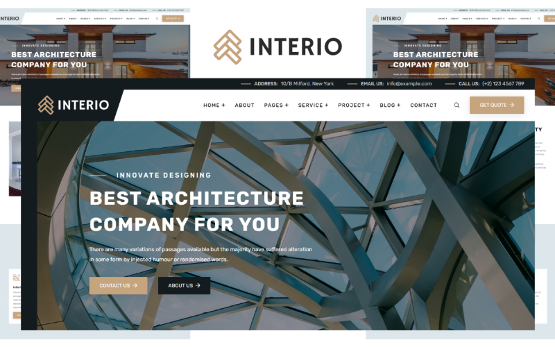 Interio - Architecture & Interior HTML5 Template