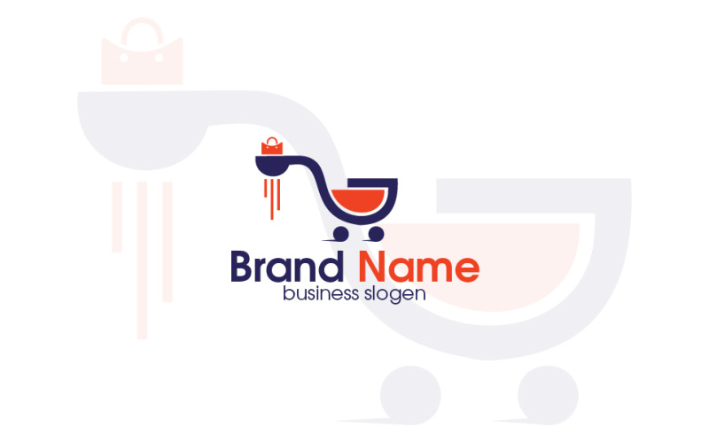 Création de logo de marque de commerce électronique