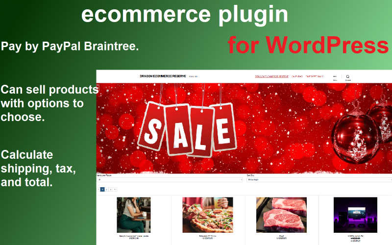 WordPress için E-Ticaret Eklentisi