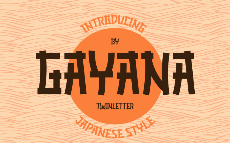 Fuente GAYANA Faux Japanese