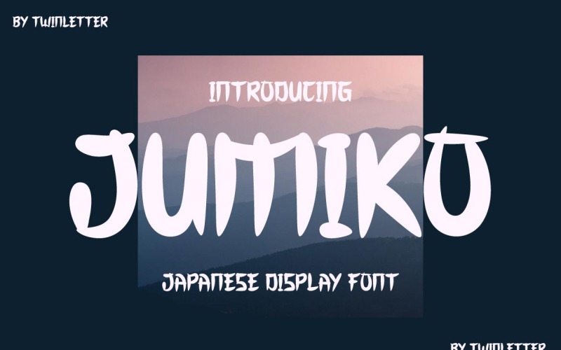 JUMIKO Faux Japans lettertype