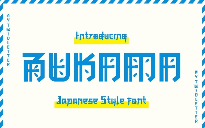 BUKAMA Faux Japanese Font