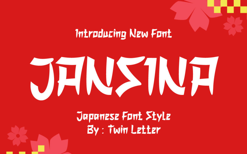 JANSINA Umělé japonské písmo