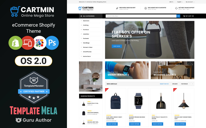 Cartmin - Mega Store Shopify Theme
