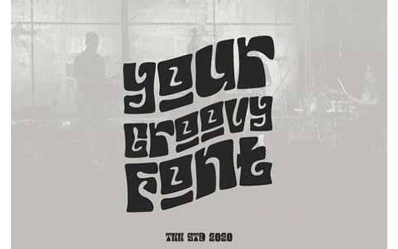 Font Groovy Font anni '70 - Font Groovy Font anni '70