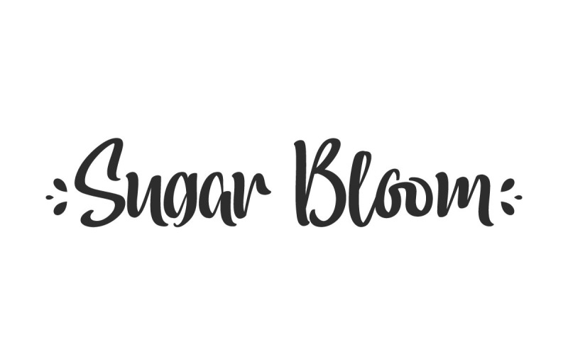 Fuente Sugar Bloom Brush Script
