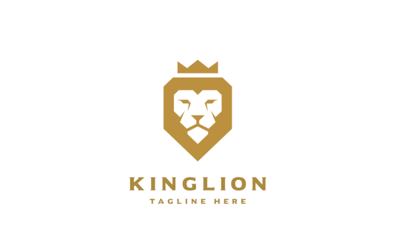 King Lion Vector Logo Template #218946 - TemplateMonster