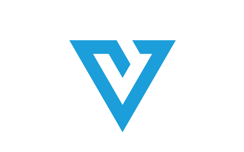 Visão - Modelo de Design de Logotipo Letra V