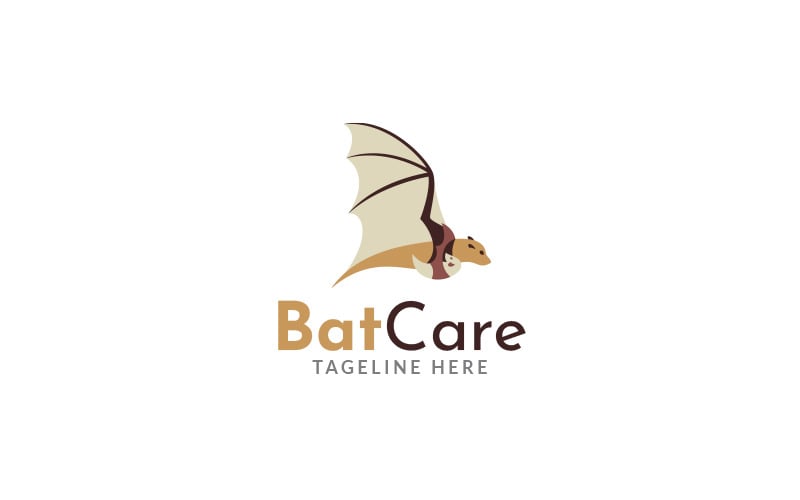 Bat Care logó tervezősablon