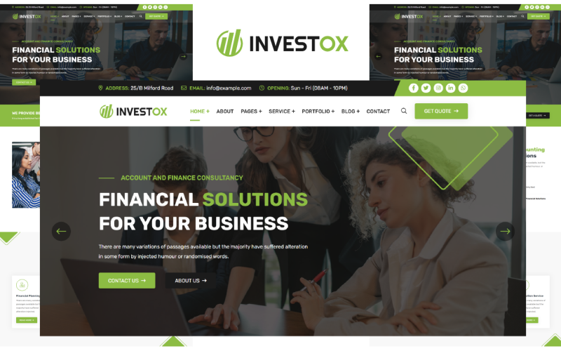 Investox - Accounting And Finance Consultancy HTML5 Template