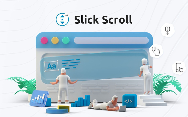 Slick Scroll – Sima WordPress bővítmény