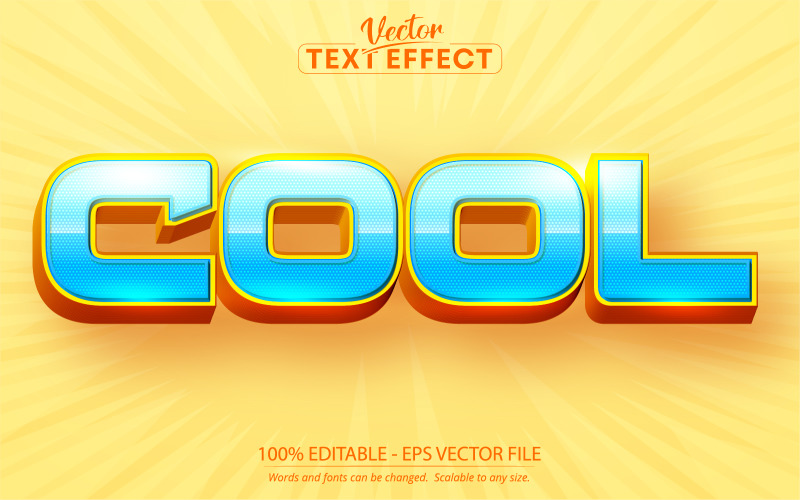 Cool - Games And Cartoon Style, Editable Text Effect, Font Style ...