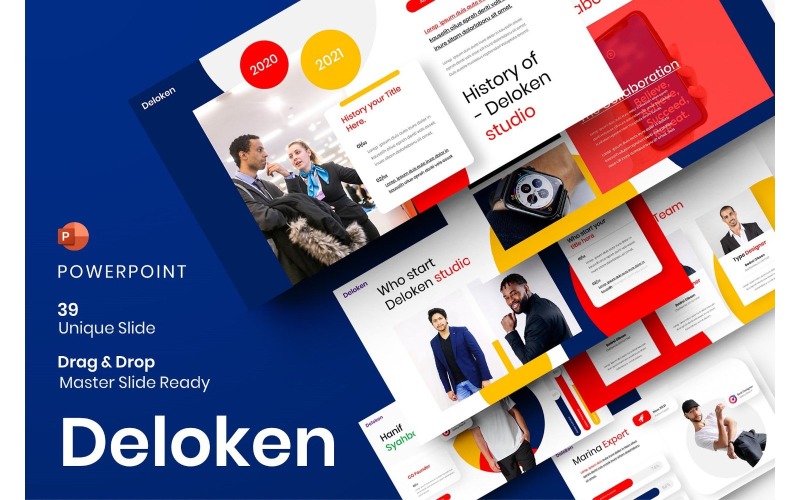 Deloken – šablona Business PowerPoint