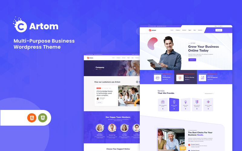Artom - Biznesowy motyw WordPress