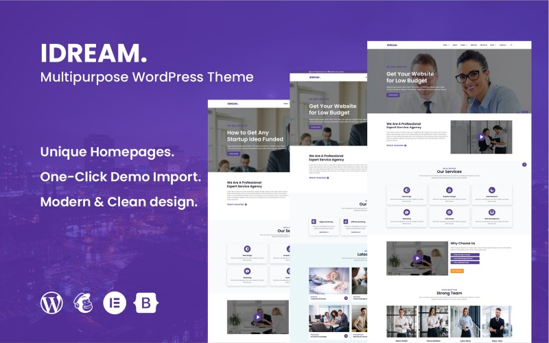 Idream Multifunctioneel Responsief WordPress Thema