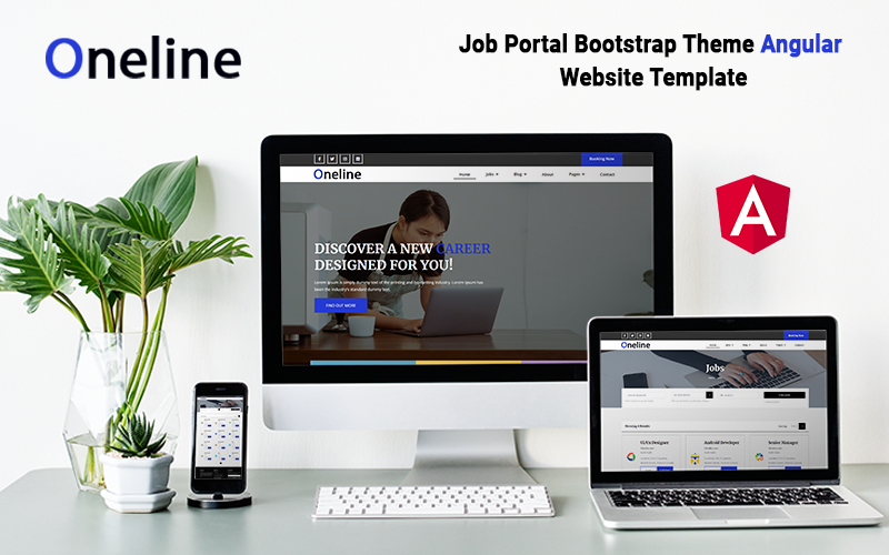 Oneline - Job Portal Angular Mall