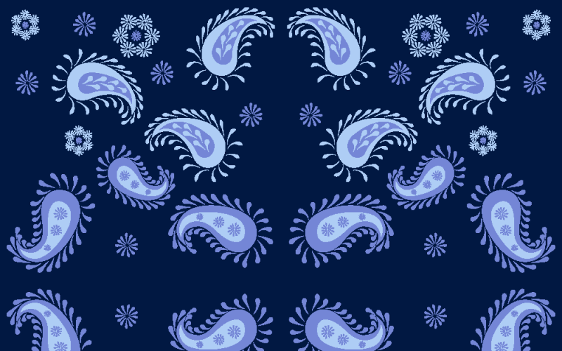Floral Pattern Paisley Style nbm