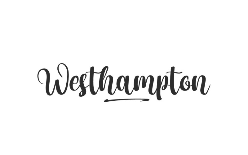 Písmo Westhampton Handwriting Script