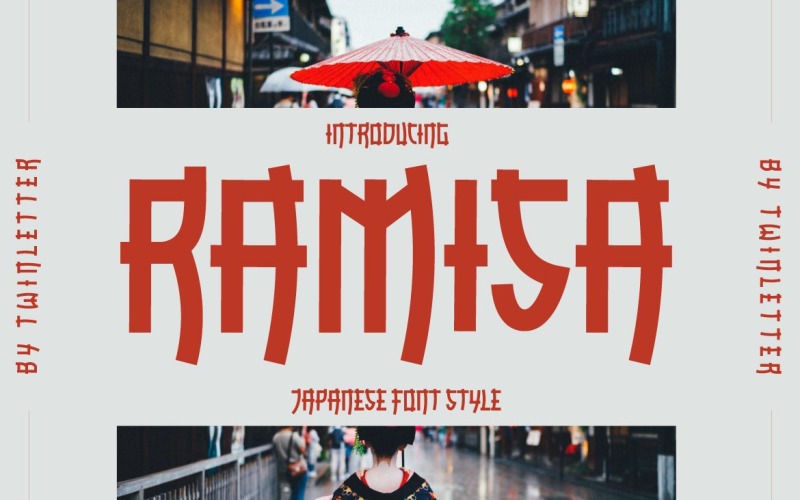 Ramisa Faux японский шрифт
