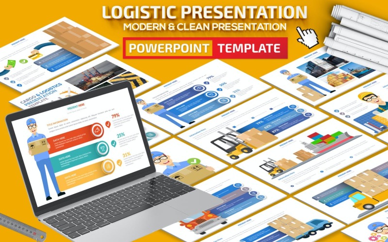 Logistic Infographic Powerpoint