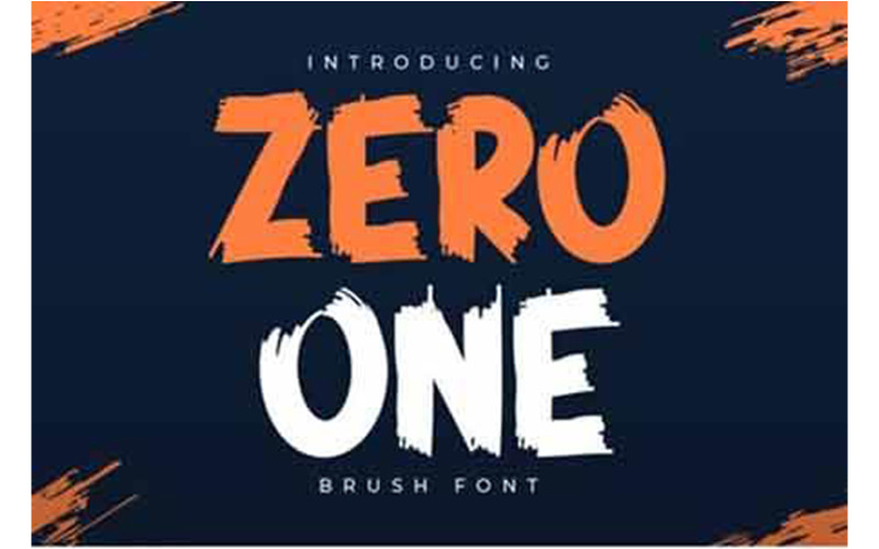 Zero One Font - Zero One Font