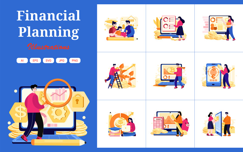 M357_Finansiell planering Illustration Pack