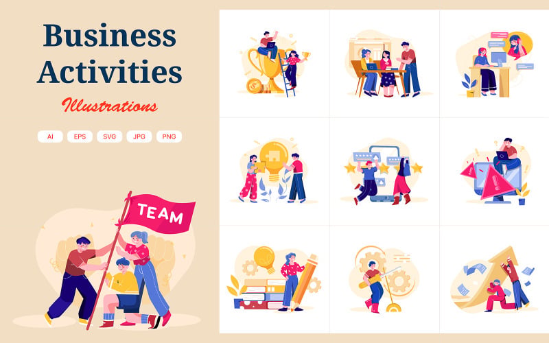M364_Business Illustratiepakket