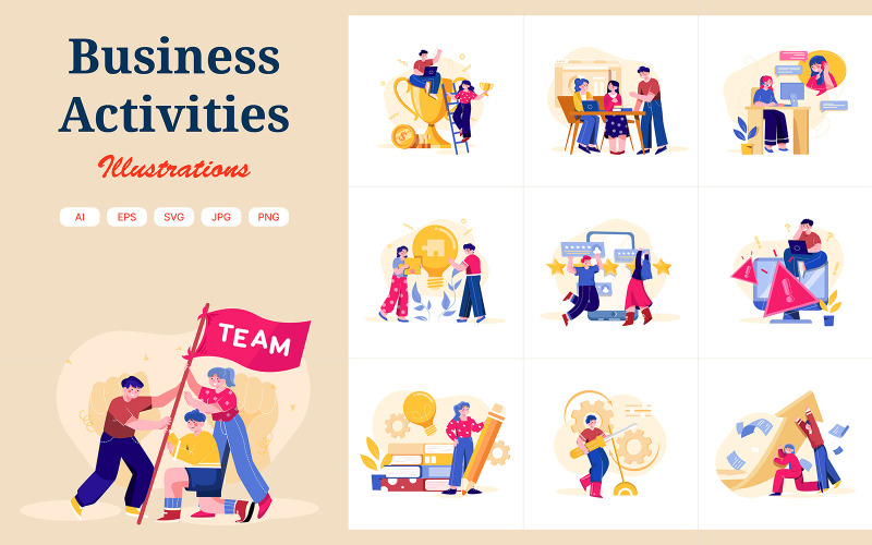 M364_Business Ilustrace Pack