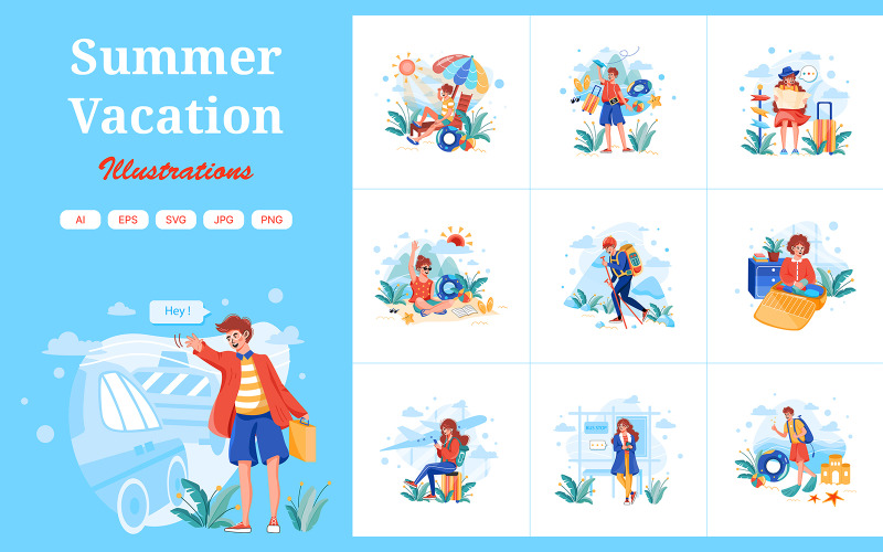 M368_Holidays Illustration Pack