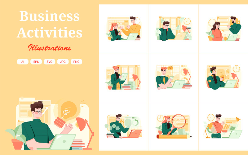 M375_Pack d'illustrations commerciales