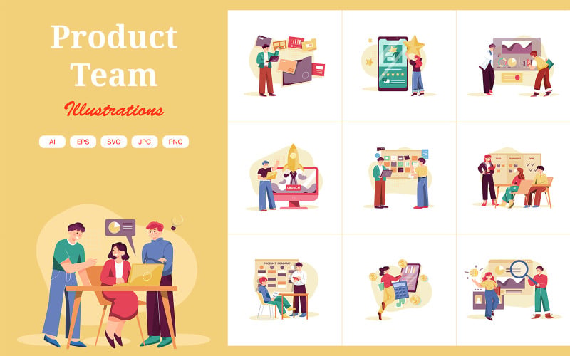 M376_Product Team Illustraties