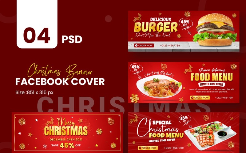 Kerst Facebook Tijdlijn Cover Social Media