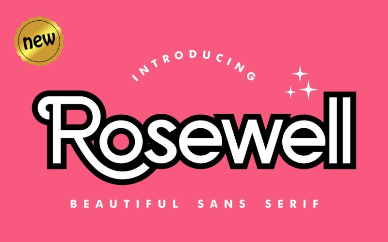 Rosewell - Fuente Sans Serif