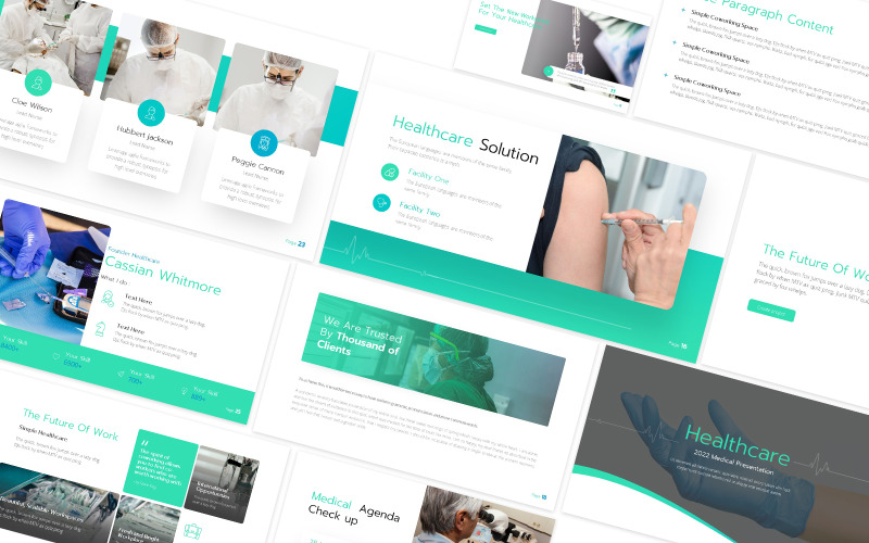 Healthcare Medical Google Slides Template - TemplateMonster