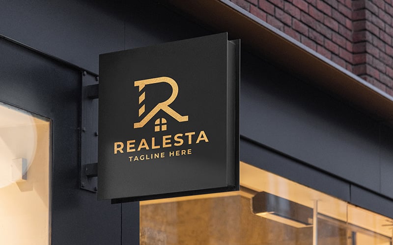 Professional Real Estate Letter R Logo