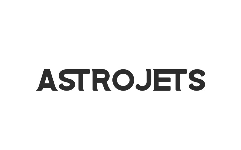 Шрифт Astrojets Modern Display без шрифта