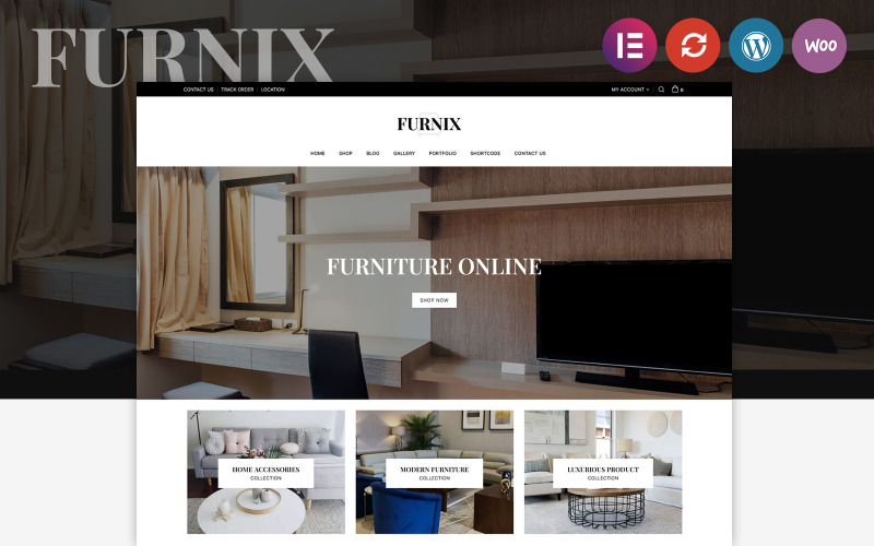 Furnix – Obchod s nábytkem Téma WooCommerce