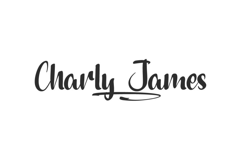 Police d'écriture décontractée Charly James