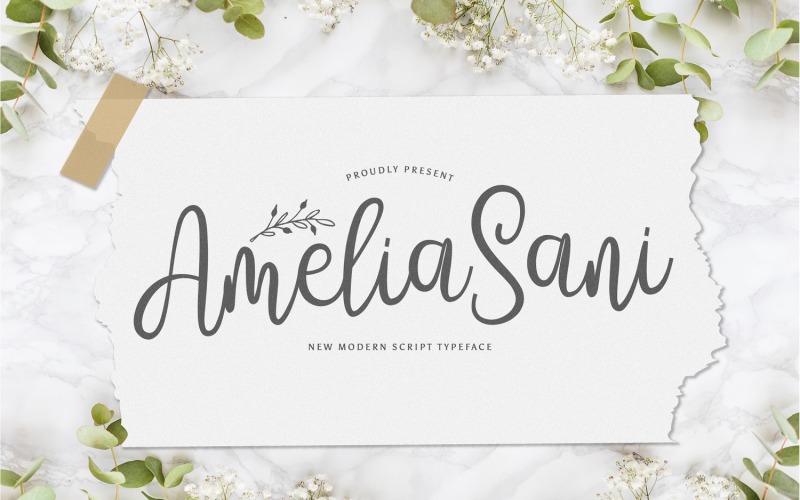 Amelia Sani - Handgeschreven lettertype