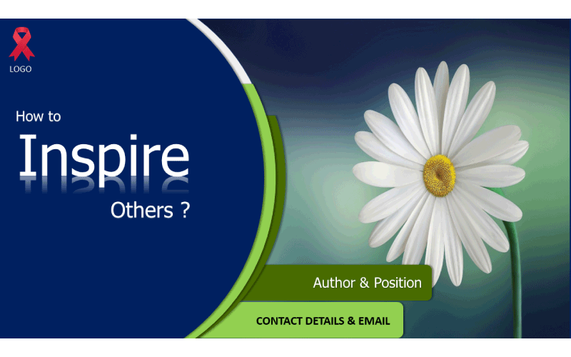 Inspire - Deep Blue - Deep Green Шаблон PowerPoint