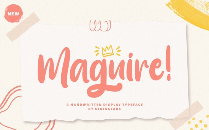 Maguire - handskrivet teckensnitt