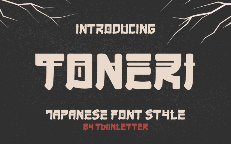 TONERI - 仿日文字体