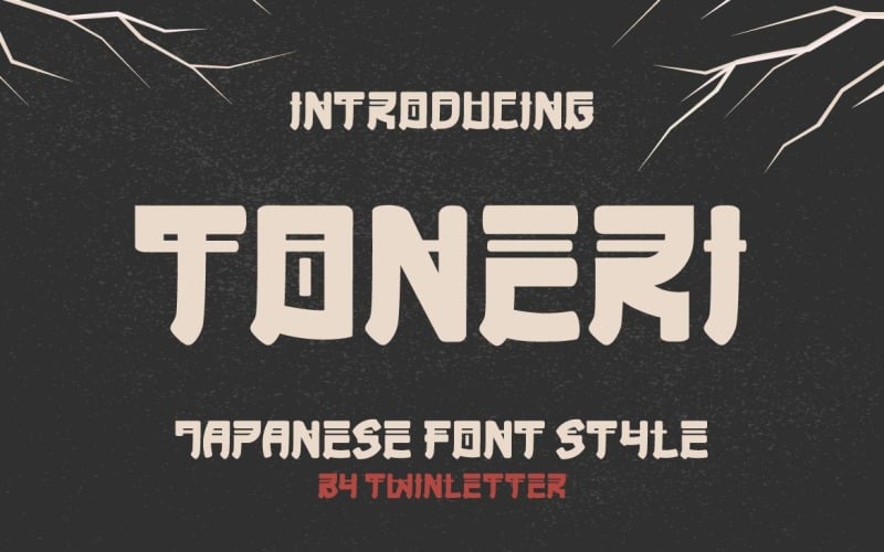 TONERI - fonte falsa japonesa